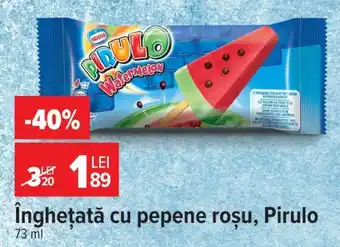 Carrefour Înghețată cu pepene roșu, Pirulo Ofertă