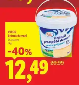 Lidl PILOS Brânză de vaci Ofertă