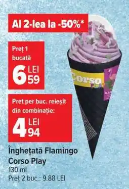 Carrefour Înghețată Flamingo Corso Play Ofertă