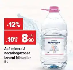 Carrefour Apă minerală necarbogazoasă Izvorul Minunilor 5 L Ofertă