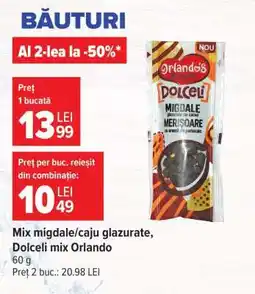 Carrefour Mix migdale/caju glazurate, Dolceli mix Orlando Ofertă