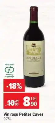 Carrefour Vin roșu Petites Caves Ofertă