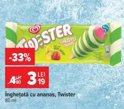Carrefour Înghețată cu ananas, Twister Ofertă