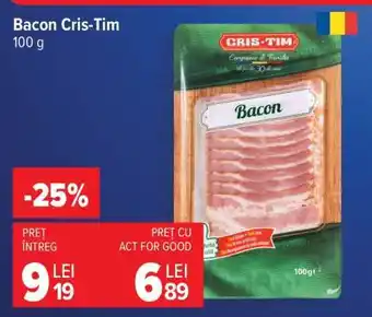 Carrefour Bacon Cris-Tim Ofertă