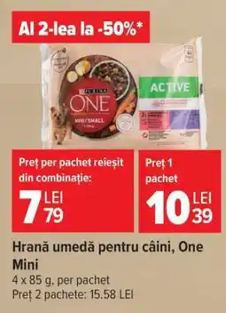 Carrefour Hrană umedă pentru câini One Mini Ofertă