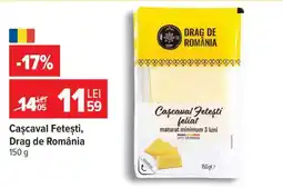 Carrefour Cașcaval Fetești Drag de România Ofertă