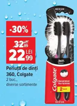 Carrefour Periuță de dinți 360, Colgate Ofertă