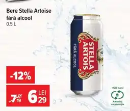 Carrefour Bere Stella Artois fără alcool Ofertă
