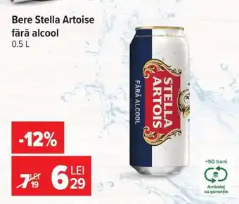 Carrefour Bere Stella Artois fără alcool Ofertă