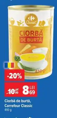 Carrefour Ciorbă de burtă, Carrefour Classic Ofertă