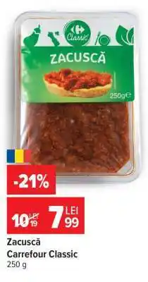 Carrefour Zacuscă Carrefour Classic Ofertă