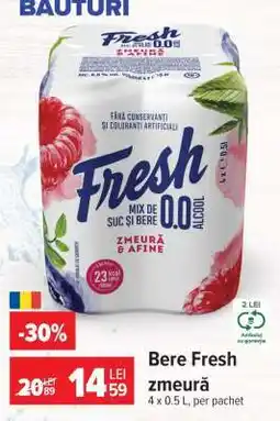 Carrefour Bere Fresh zmeură Ofertă