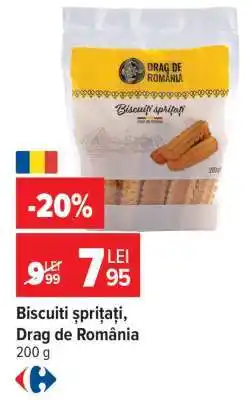 Carrefour Biscuiți sprițați Drag de România Ofertă