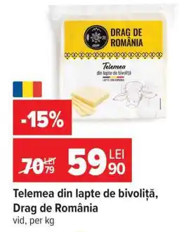 Carrefour Telemea din lapte de bivoliță, Drag de România Ofertă