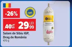 Carrefour Salam de Sibiu IGP Drag de România Ofertă
