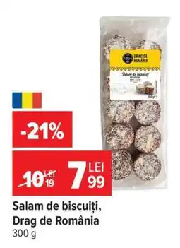 Carrefour Salam de biscuiți, Drag de România Ofertă