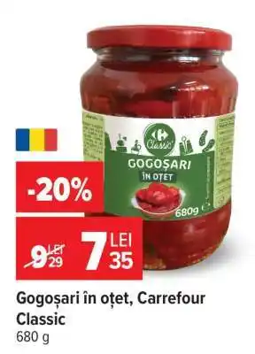 Carrefour Gogoșari în oțet, Carrefour Classic Ofertă