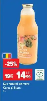 Carrefour Suc natural de mere Cules și Stors Ofertă