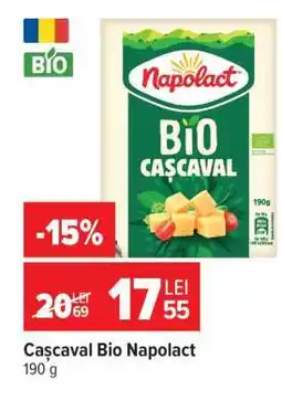 Carrefour Cașcaval Bio Napolact Ofertă