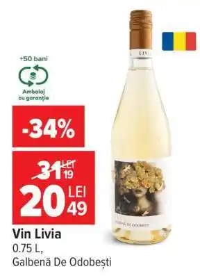 Carrefour Vin Livia Ofertă