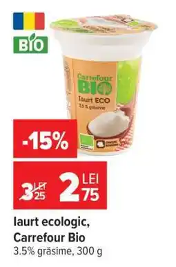 Carrefour Iaurt ecologic Carrefour Bio Ofertă