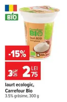 Carrefour Iaurt ecologic Carrefour Bio Ofertă