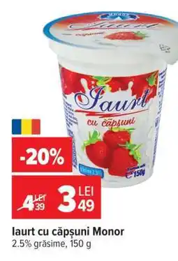 Carrefour Iaurt cu căpșuni Monor Ofertă
