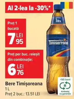 Carrefour Bere Timisoreana Ofertă