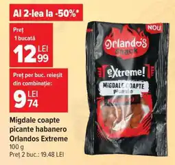 Carrefour Migdale coapte picante Habanero Orlandos Extreme Ofertă
