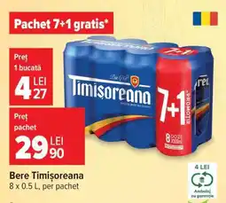 Carrefour Bere Timisoreana Ofertă