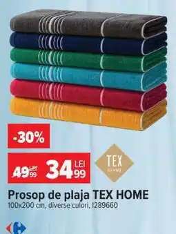 Carrefour Prosop de plajă TEX HOME Ofertă