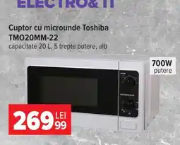 Carrefour Cuptor cu microunde Toshiba TMO20MM-22 Ofertă