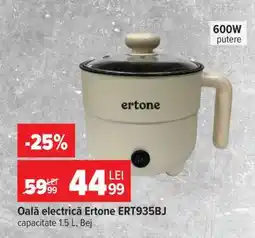 Carrefour Oală electrică Ertone ERT935BJ Ofertă