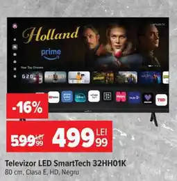 Carrefour Televizor LED SmartTech 32HH01K Ofertă