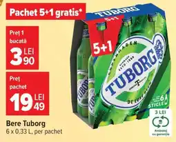 Carrefour Bere Tuborg Ofertă