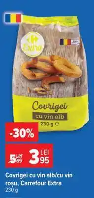 Carrefour Covrigi cu vin alb/cu vin roșu, Carrefour Extra Ofertă