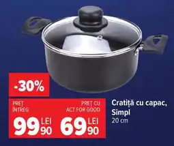 Carrefour Cratiță cu capac, Simpl Ofertă