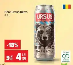 Carrefour Bere Ursus Retro Ofertă