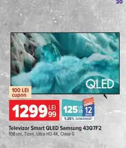 Carrefour Televizor Smart QLED Samsung 43Q7F2 Ofertă
