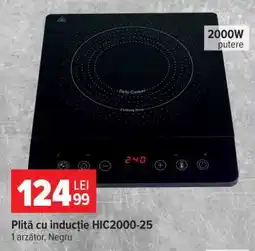 Carrefour Plită cu inducție HIC2000-25 Ofertă