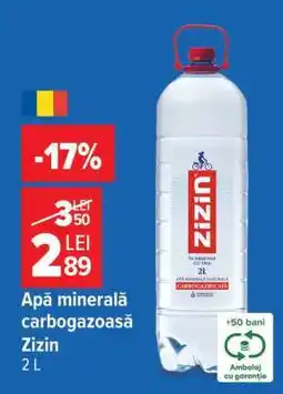Carrefour Apă minerală carbogazoasă Zizin Ofertă