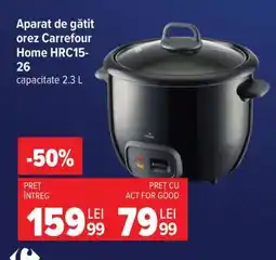 Carrefour Aparat de gătit orez Carrefour Home HRC15-26 Ofertă