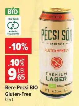 Carrefour Bere Pecsi BIO Gluten-Free Ofertă
