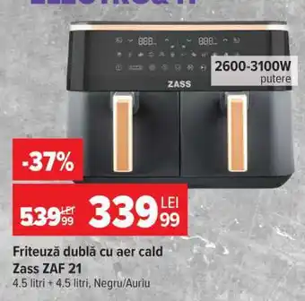 Friteuză dublă cu aer cald Zass ZAF 21