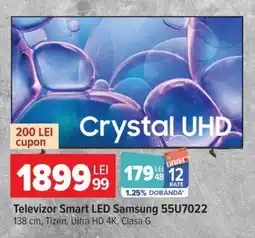 Carrefour Televizor Smart LED Samsung 55U7022 Ofertă