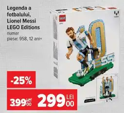 Carrefour Legenda a fotbalului, Lionel Messi LEGO Editions Ofertă