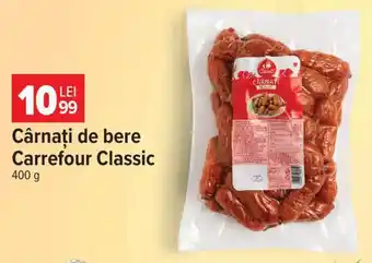 Carrefour Cârnați de bere Carrefour Classic Ofertă