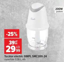 Carrefour Tocător electric Simpl SMC200-24 Ofertă