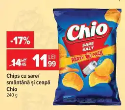 Carrefour Chio Chips cu sare/smântână și ceapă Ofertă