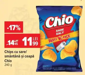 Chio Chips cu sare/smântână și ceapă